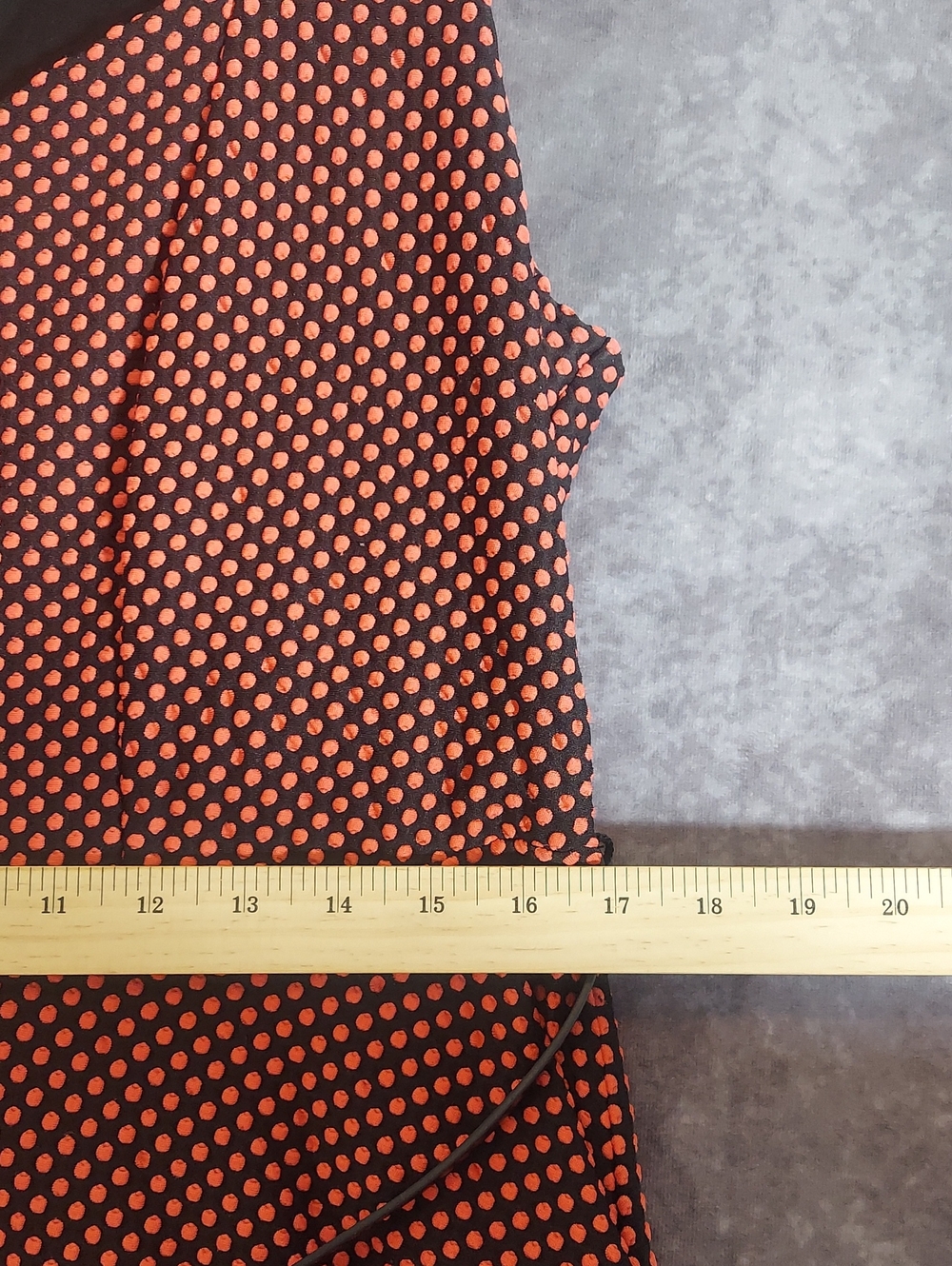 Torrid Red & Black Geo Dot Sleeveless Skater Dress Plus Size 2X (Size 2) Belted - Picture 10 of 11